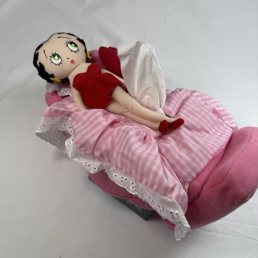 Betty Boop bed-shaped tissue box case brand new unused Tagged